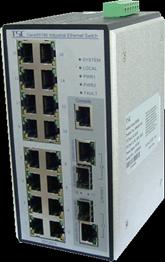 TSC Carat5518E系列網(wǎng)管型卡軌式工業(yè)冗余環(huán)網(wǎng)交換機(jī)