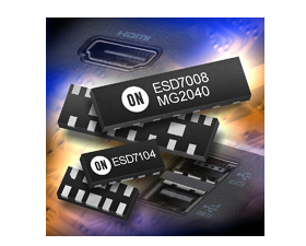 安森美半導(dǎo)體推出業(yè)界最低電容的瞬態(tài)電壓抑制器