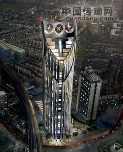 風能發(fā)電大廈