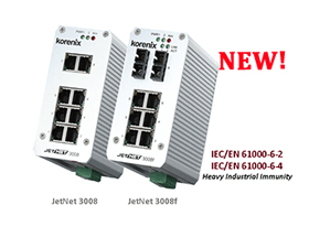 Korenix JetNet 3008系列以太網(wǎng)交換機(jī)升級(jí)上市
