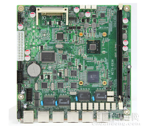 華北工控首推基于Inter Cedar Trail 平臺四千兆Mini-ITX主板